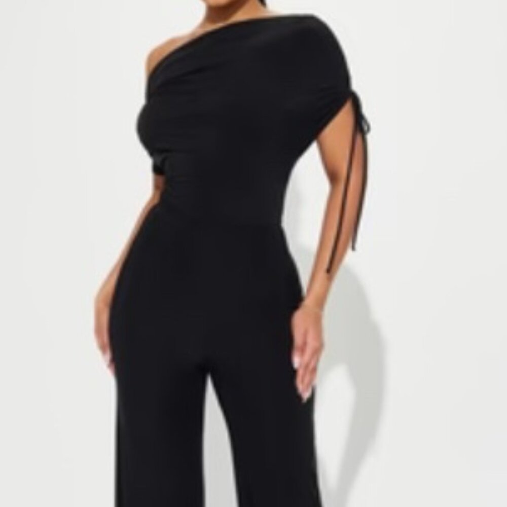 Think About It Jumpsuit - Black Size: M